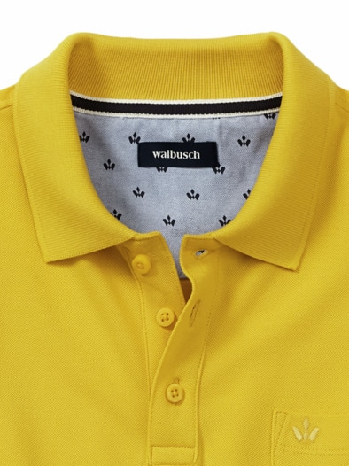 Pique-Polo Pima Cotton Gelb