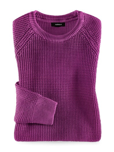 Baumwoll-Pullover Farbeffekt