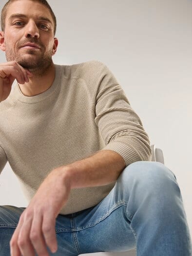 Ottoman Pullover Sand