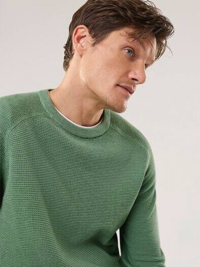 Ottoman Pullover Lindgrün