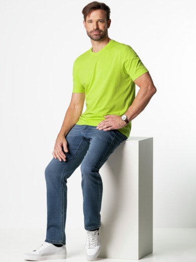 T-Shirt Rundhalsausschnitt Limone