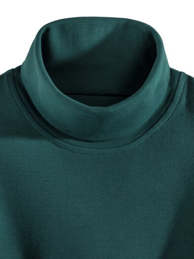 Rollkragen-Shirt Clubgrün