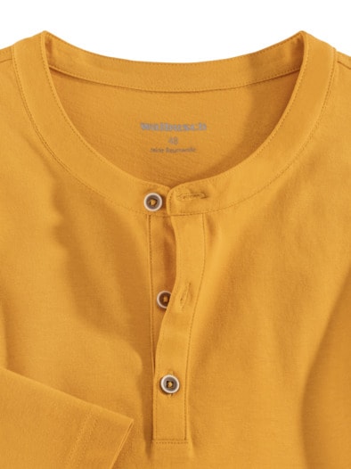 Henley-Shirt Safran