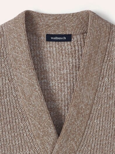 Mouline Cardigan Sand/Toffee