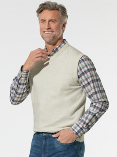 Pullunder Soft-Cotton Natur