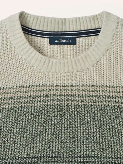 Degradee Pullover Lindgrün