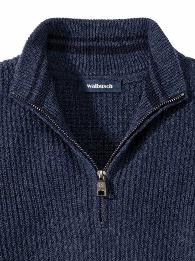 Wohlfühl-Troyer Jeansblau