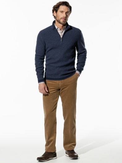 Wohlfühl-Troyer Jeansblau
