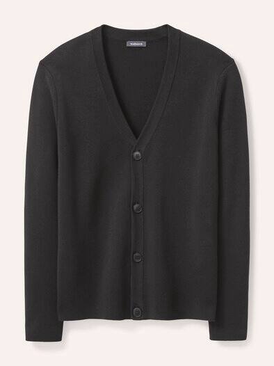 Milano Cardigan mit Baumwolle Schwarz