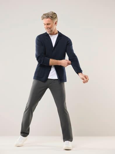 Milano Rib Blazer Navy