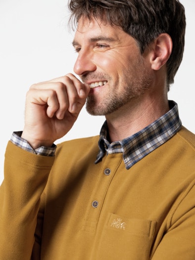 Hemdpullover 2 in 1 Safran