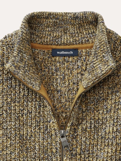 Mouline Zip-Jacke Gelb