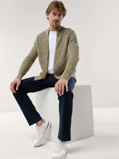 Mouline Zip-Jacke Gelb