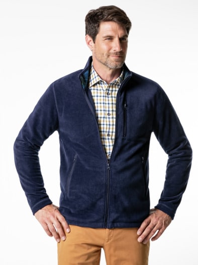 Huskyfleece-Jacke Marine