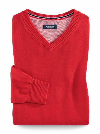 V-Pullover Soft-Cotton