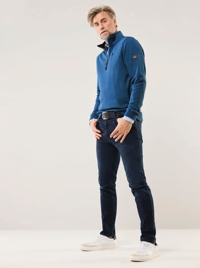 Extraglatt-Troyer Frischekick Updat Mittelblau