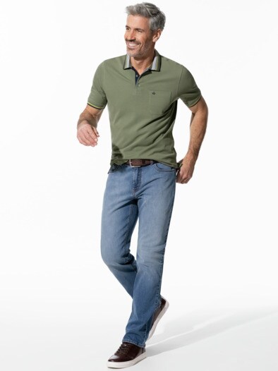 Extraglatt-Polo Sportsman Salbei
