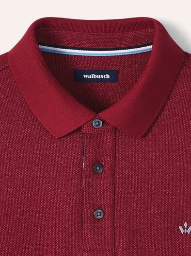 Premium Polo Dunkelrot