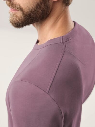 Das zu schade für drunter-Shirt Flieder