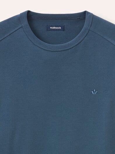 Das zu schade für drunter-Shirt Meerblau