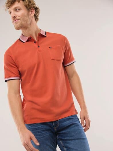 Pique-Polo Hitzefrei Uni Orange
