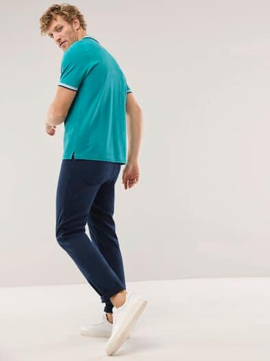 Pique-Polo Hitzefrei Uni Aqua