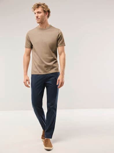 Leinen T-Shirt Latte