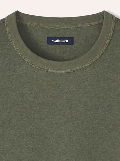 Leinen T-Shirt Khaki