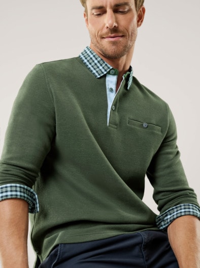 Hemdpullover 2.0 Oliv