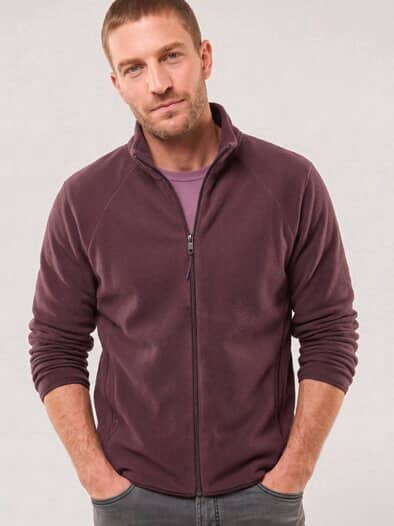 Zippjacke aus Polarfleece Barolo