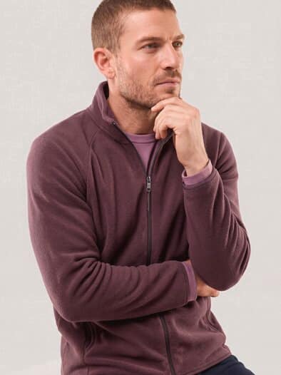 Zippjacke aus Polarfleece Barolo