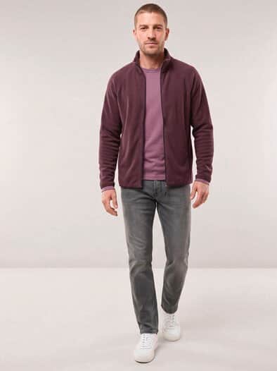 Zippjacke aus Polarfleece Barolo