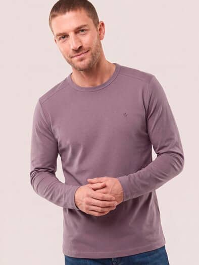 Langarm Zu schade für Drunter-Shirt Rosenholz