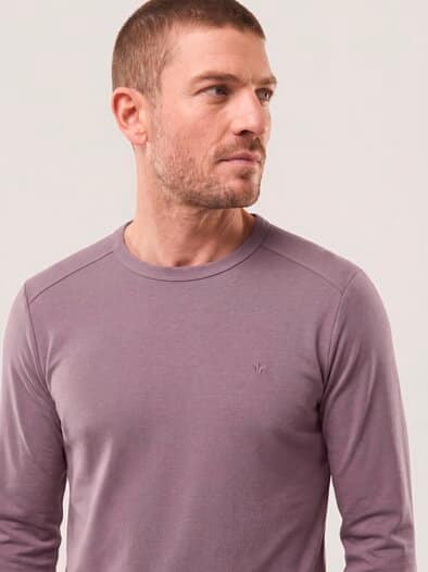 Langarm Zu schade für Drunter-Shirt Rosenholz