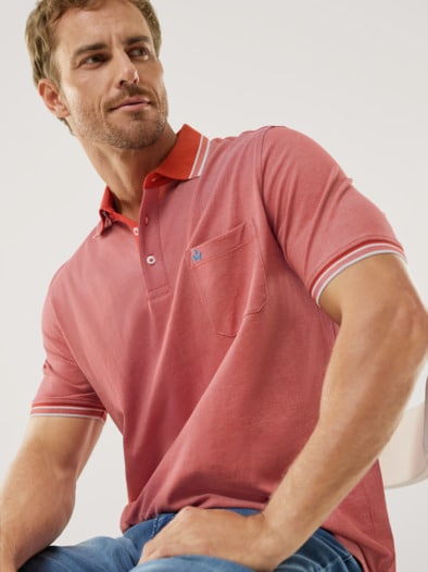 Extraglatt-Polo Bicolor Terra