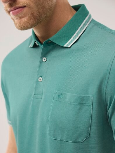 Extraglatt-Polo Bicolor Mint