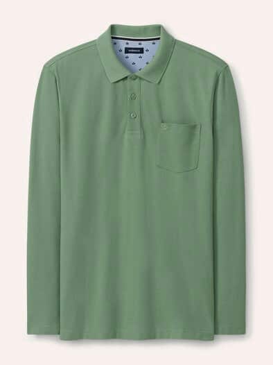 Pique-Polo Pima Cotton Lindgrün