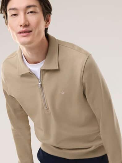 Polo Sweat Sand