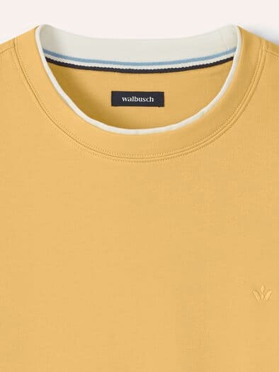 Leicht-Sweatshirt Akaziengelb