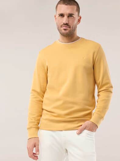 Leicht-Sweatshirt Akaziengelb
