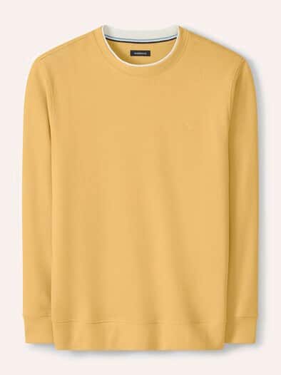 Leicht-Sweatshirt Akaziengelb