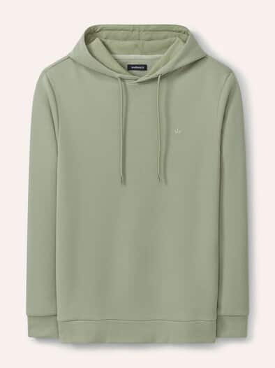 Easycare Kapuzen-Sweatshirt Lindgrün