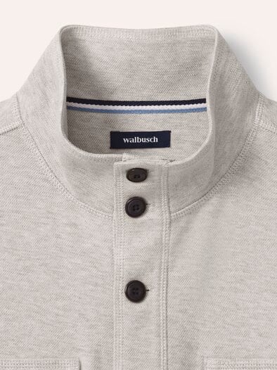 Sweatjacke Natur Melange