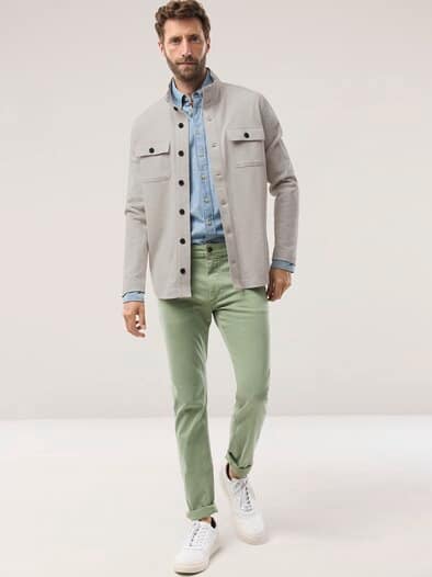 Sweatjacke Natur Melange