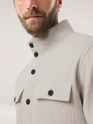 Sweatjacke Natur Melange