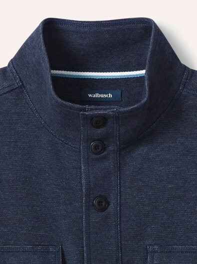 Sweatjacke Marine Melange