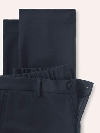 Chino aus elastischem Material Marine