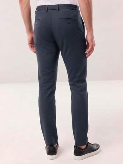 Chino aus elastischem Material Marine