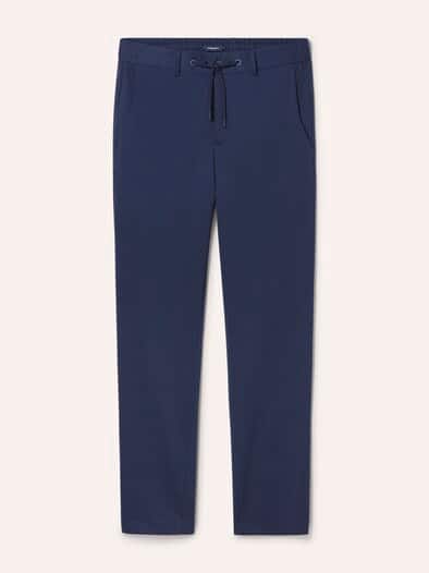 Chino aus elastischem Material Marine