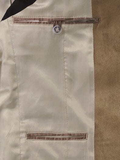 Reiseleinen-Janker Beige